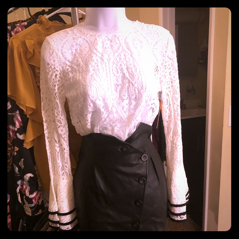 White Lace Blouse